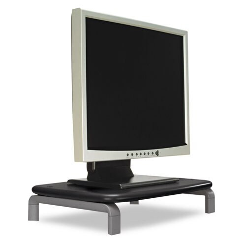 Monitor Stand With Smartfit System, 11.5 X 9 X 3, Black/gray Monitor Stand With Smartfit System, 11.5 X 9 X 3, Black/gray