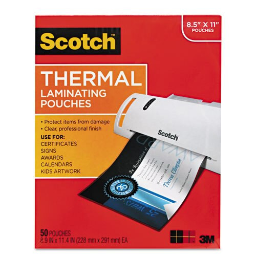 Laminating Pouches, 5 Mil, 9" X 11.5", Gloss Clear, 100/pack Laminating Pouches, 5 Mil, 9" X 11.5", Gloss Clear, 100/pack