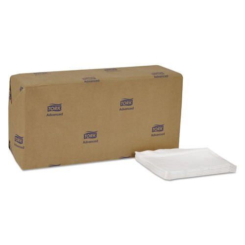 Advanced Masterfold Dispenser Napkins, 1-ply,12" X 17", White, 6000/ct Advanced Masterfold Dispenser Napkins, 1-ply,12" X 17", White, 6000/ct