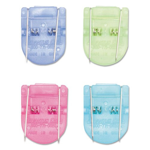 Wall Clips For Fabric Panels, 40 Sheets, Assorted Cool Colors, 50/box Wall Clips For Fabric Panels, 40 Sheets, Assorted Cool Colors, 50/box