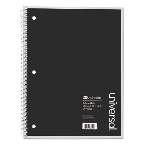 Wirebound Notebook, 3 Subjects, Medium/college Rule, Assorted Color Covers, 9.5 X 6, 120 Sheets, 4/pack Wirebound Notebook, 3 Subjects, Medium/college Rule, Assorted Color Covers, 9.5 X 6, 120 Sheets, 4/pack