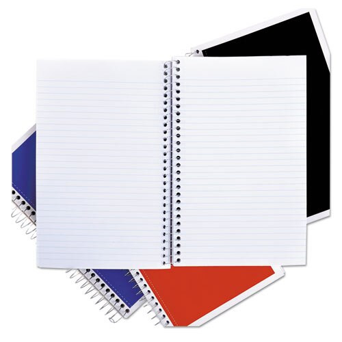 Wirebound Notebook, 3 Subjects, Medium/college Rule, Assorted Color Covers, 9.5 X 6, 120 Sheets, 4/pack Wirebound Notebook, 3 Subjects, Medium/college Rule, Assorted Color Covers, 9.5 X 6, 120 Sheets, 4/pack