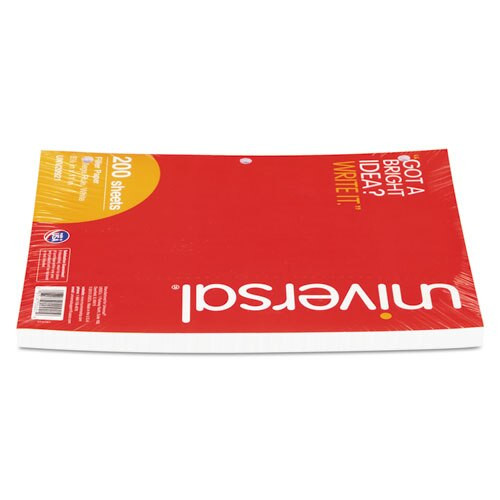 Filler Paper, 3-hole, 8.5 X 11, Medium/college Rule, 200/pack Filler Paper, 3-hole, 8.5 X 11, Medium/college Rule, 200/pack