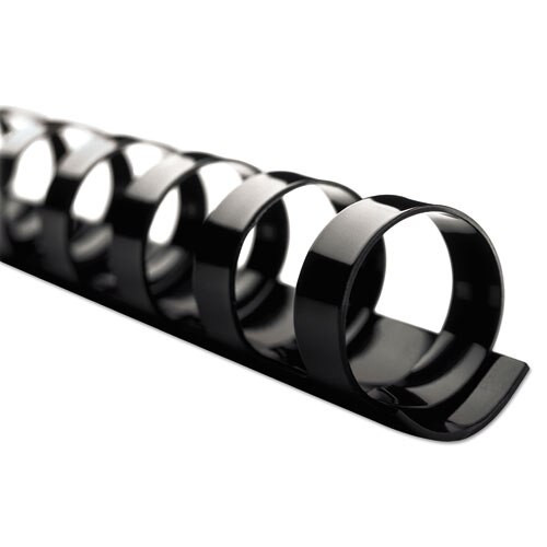 Combbind Standard Spines, 3/8" Diameter, 60 Sheet Capacity, Black, 100/box Combbind Standard Spines, 3/8" Diameter, 60 Sheet Capacity, Black, 100/box