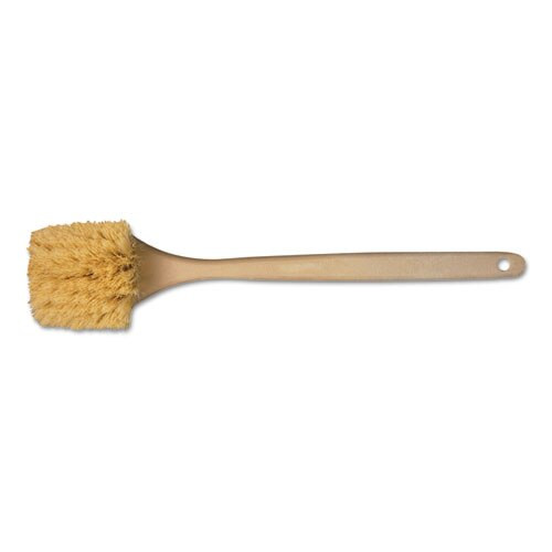 Utility Brush, Tampico Fill, 20" Long, Tan Handle Utility Brush, Tampico Fill, 20" Long, Tan Handle