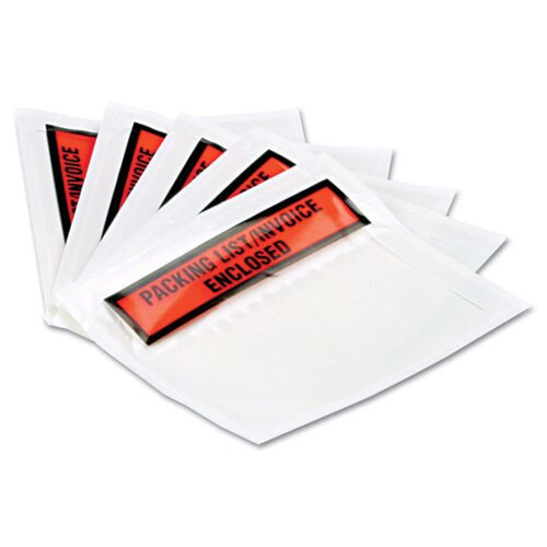 Self-adhesive Packing List Envelope, 4.5 X 6, Clear, 1,000/carton Self-adhesive Packing List Envelope, 4.5 X 6, Clear, 1,000/carton