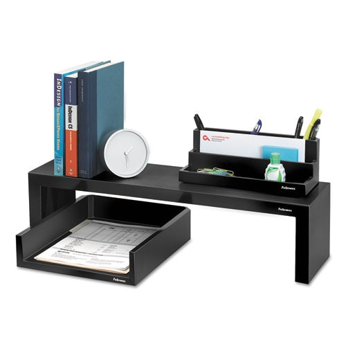 Designer Suites Desk Tray, 1 Section, Letter Size Files, 11.13" X 13" X 2.5", Black Pearl Designer Suites Desk Tray, 1 Section, Letter Size Files, 11.13" X 13" X 2.5", Black Pearl