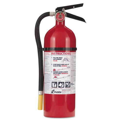 Proline Pro 5 Multi-purpose Dry Chemical Fire Extinguisher, 8.5lb, 3-a, 40-b:c Proline Pro 5 Multi-purpose Dry Chemical Fire Extinguisher, 8.5lb, 3-a, 40-b:c