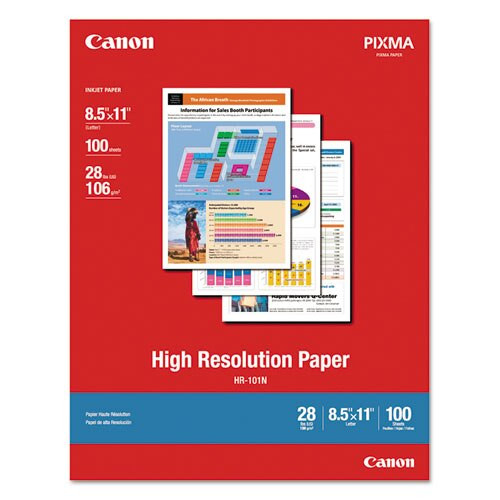 High Resolution Paper, 8.5 X 11, Matte White, 100/pack High Resolution Paper, 8.5 X 11, Matte White, 100/pack