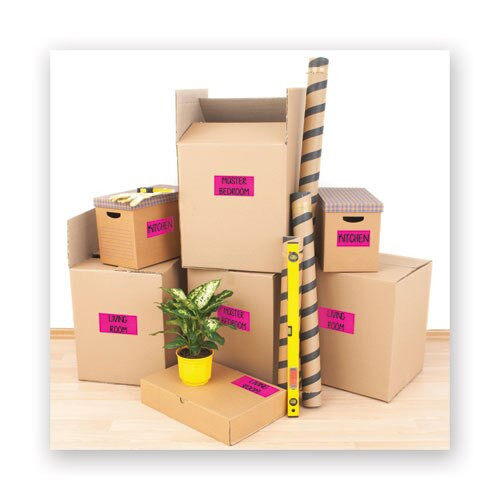 High-visibility Permanent Laser Id Labels, 2 X 4, Neon Magenta, 1000/box High-visibility Permanent Laser Id Labels, 2 X 4, Neon Magenta, 1000/box