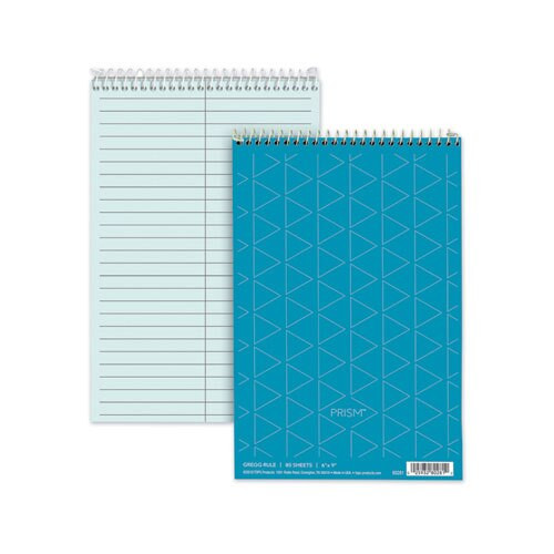 Prism Steno Books, Gregg Rule, 6 X 9, Blue, 80 Sheets, 4/pack Prism Steno Books, Gregg Rule, 6 X 9, Blue, 80 Sheets, 4/pack