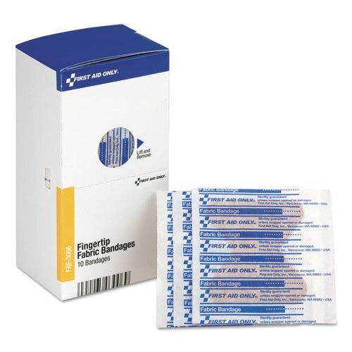 Smartcompliance Fingertip Bandages, 1.88" X 2", 10/box Smartcompliance Fingertip Bandages, 1.88" X 2", 10/box