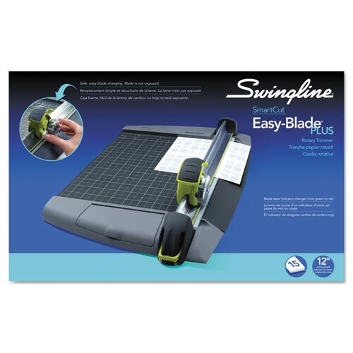 Smartcut Easyblade Plus Rotary Trimmer, 15 Sheets, Metal Base, 11 1/2 X 20 1/2 Smartcut Easyblade Plus Rotary Trimmer, 15 Sheets, Metal Base, 11 1/2 X 20 1/2