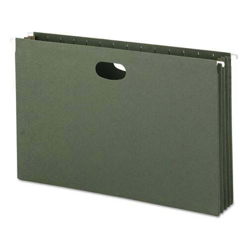 Hanging Pockets With Full-height Gusset, Legal Size, Standard Green, 10/box Hanging Pockets With Full-height Gusset, Legal Size, Standard Green, 10/box
