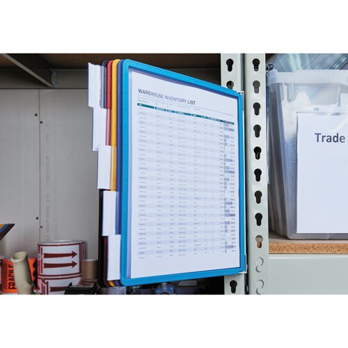 Vario Magnetic Wall Reference System, 5 Panels, 10 Pockets, Assorted Borders Vario Magnetic Wall Reference System, 5 Panels, 10 Pockets, Assorted Borders