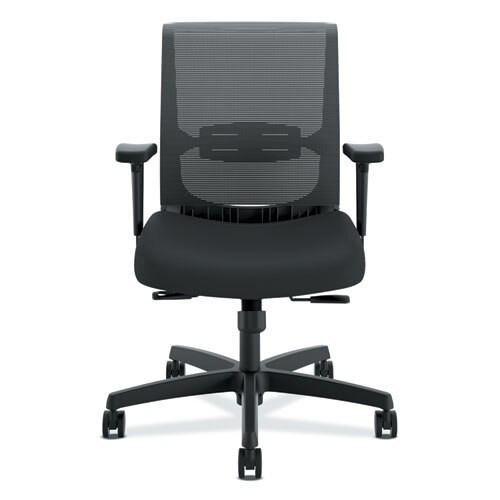 Convergence Mid-back Task Chair With Syncho-tilt Control/seat Slide, Supports Up To 275 Lbs, Black Seat/back, Black Base Convergence Mid-back Task Chair With Syncho-tilt Control/seat Slide, Supports Up To 275 Lbs, Black Seat/back, Black Base
