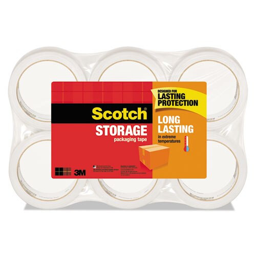 Storage Tape With Dispenser, 3" Core, 1.88" X 38.2 Yds, Clear, 4/pack Storage Tape With Dispenser, 3" Core, 1.88" X 38.2 Yds, Clear, 4/pack