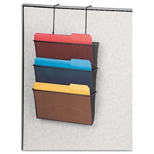 Mesh Partition Additions Three-file Pocket Organizer, 12 5/8 X 16 3/4, Black Mesh Partition Additions Three-file Pocket Organizer, 12 5/8 X 16 3/4, Black