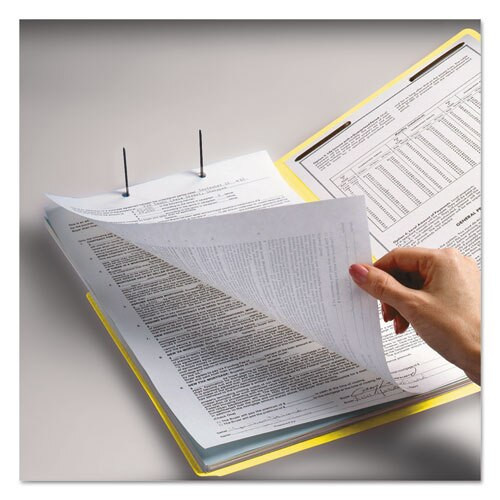 Watershed/cutless End Tab 2-fastener Folders, Straight Tab, Letter Size, Yellow, 50/box Watershed/cutless End Tab 2-fastener Folders, Straight Tab, Letter Size, Yellow, 50/box