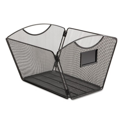 Onyx Mesh Desktop Tub File, Letter Files, 12.5" X 13.75" X 9.5", Black Onyx Mesh Desktop Tub File, Letter Files, 12.5" X 13.75" X 9.5", Black
