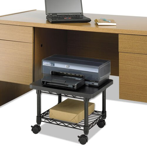 Underdesk Printer/fax Stand, One-shelf, 19w X 16d X 13.5h, Black Underdesk Printer/fax Stand, One-shelf, 19w X 16d X 13.5h, Black