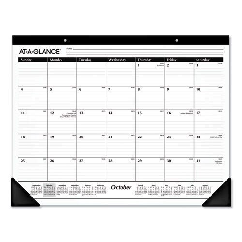 Ruled Desk Pad, 21.75 X 17, 2020-2021 Ruled Desk Pad, 21.75 X 17, 2020-2021