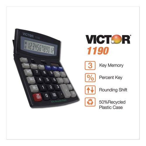 1190 Executive Desktop Calculator, 12-digit Lcd 1190 Executive Desktop Calculator, 12-digit Lcd