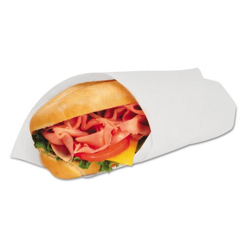 Grease-resistant Paper Wraps And Liners, 12 X 12, White, 1000/box, 5 Boxes/carton Grease-resistant Paper Wraps And Liners, 12 X 12, White, 1000/box, 5 Boxes/carton