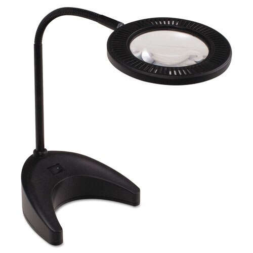 Led Desk And Task Lamp, 5w, 5.5"w X 13.38"d X 21.25"h, Black Led Desk And Task Lamp, 5w, 5.5"w X 13.38"d X 21.25"h, Black
