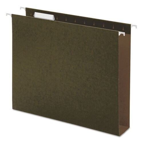 Box Bottom Hanging File Folders, Letter Size, 1/5-cut Tab, Standard Green, 25/box Box Bottom Hanging File Folders, Letter Size, 1/5-cut Tab, Standard Green, 25/box