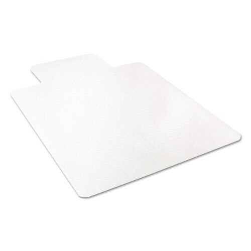 Economat Occasional Use Chair Mat For Low Pile Carpet, 45 X 53, Wide Lipped, Clear Economat Occasional Use Chair Mat For Low Pile Carpet, 45 X 53, Wide Lipped, Clear