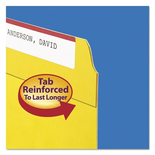 Reinforced Top Tab Colored File Folders, 1/3-cut Tabs, Letter Size, Assorted, 12/pack Reinforced Top Tab Colored File Folders, 1/3-cut Tabs, Letter Size, Assorted, 12/pack