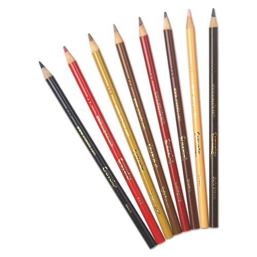 Multicultural Eight-color Pencil Pack, 3.3 Mm, 2b (#1), Assorted Lead/barrel Colors, 8/pack Multicultural Eight-color Pencil Pack, 3.3 Mm, 2b (#1), Assorted Lead/barrel Colors, 8/pack