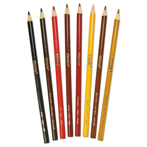 Multicultural Eight-color Pencil Pack, 3.3 Mm, 2b (#1), Assorted Lead/barrel Colors, 8/pack Multicultural Eight-color Pencil Pack, 3.3 Mm, 2b (#1), Assorted Lead/barrel Colors, 8/pack