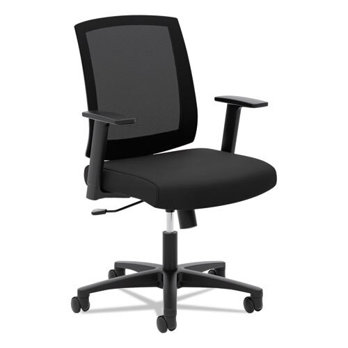 Torch Mesh Mid-back Task Chair, Supports Up To 250 Lbs., Black Seat/black Back, Black Base Torch Mesh Mid-back Task Chair, Supports Up To 250 Lbs., Black Seat/black Back, Black Base