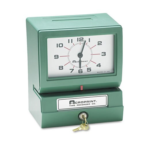 Model 150 Analog Automatic Print Time Clock With Month/date/0-23 Hours/minutes Model 150 Analog Automatic Print Time Clock With Month/date/0-23 Hours/minutes