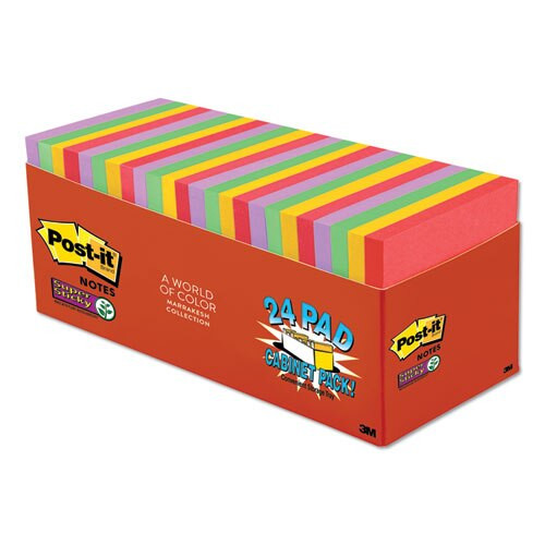 Pads In Marrakesh Colors, 3 X 3, 70-sheet, 24/pack Pads In Marrakesh Colors, 3 X 3, 70-sheet, 24/pack