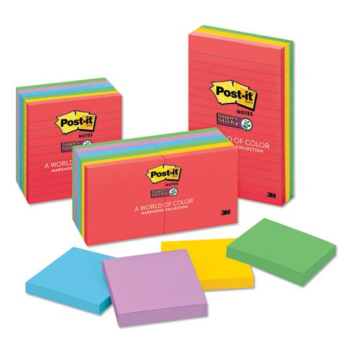 Pads In Marrakesh Colors, 3 X 3, 70-sheet, 24/pack Pads In Marrakesh Colors, 3 X 3, 70-sheet, 24/pack