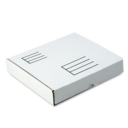 Ring Binder Mailer For 1" Binders, Roll End Tuck Top, 12" X 10.5" X 2.13", White Ring Binder Mailer For 1" Binders, Roll End Tuck Top, 12" X 10.5" X 2.13", White