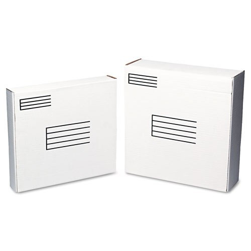 Ring Binder Mailer For 1" Binders, Roll End Tuck Top, 12" X 10.5" X 2.13", White Ring Binder Mailer For 1" Binders, Roll End Tuck Top, 12" X 10.5" X 2.13", White