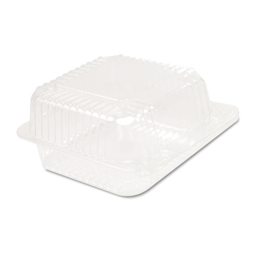 Staylock Clear Hinged Container, Plastic 5 3/10x5 3/5x2 4/5 Clear 125/bg 4 Bg/ct Staylock Clear Hinged Container, Plastic 5 3/10x5 3/5x2 4/5 Clear 125/bg 4 Bg/ct
