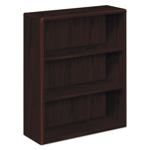10700 Series Wood Bookcase, Three Shelf, 36w X 13 1/8d X 43 3/8h, Mahogany 10700 Series Wood Bookcase, Three Shelf, 36w X 13 1/8d X 43 3/8h, Mahogany