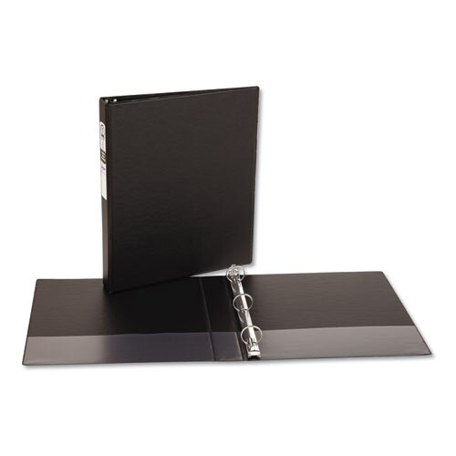 Economy Non-view Binder With Round Rings, 3 Rings, 2" Capacity, 11 X 8.5, Blue Economy Non-view Binder With Round Rings, 3 Rings, 2" Capacity, 11 X 8.5, Blue