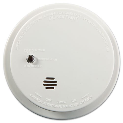 Battery-operated Smoke Alarm Unit, 9v, 85db Alarm, 3 7/8" Dia Battery-operated Smoke Alarm Unit, 9v, 85db Alarm, 3 7/8" Dia