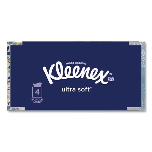 Ultra Soft Facial Tissue, 3-ply, White, 8.75 X 4.5, 65 Sheets/box, 4 Boxes/pack Ultra Soft Facial Tissue, 3-ply, White, 8.75 X 4.5, 65 Sheets/box, 4 Boxes/pack