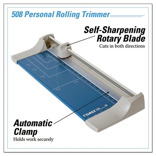Rolling/rotary Paper Trimmer/cutter, 7 Sheets, 18" Cut Length