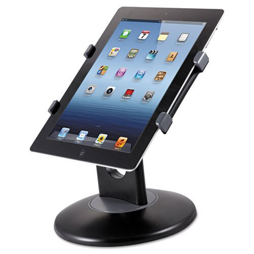 Stand For 7" To 10" Tablets, Swivel Base, Plastic, Black Stand For 7" To 10" Tablets, Swivel Base, Plastic, Black