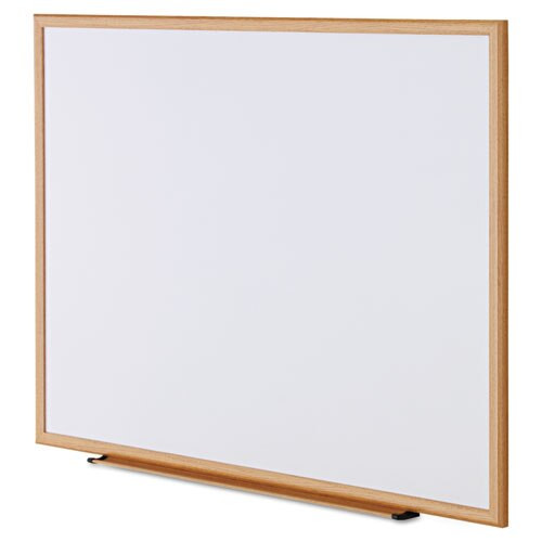 Dry Erase Board, Melamine, 48 X 36, Oak Frame Dry Erase Board, Melamine, 48 X 36, Oak Frame