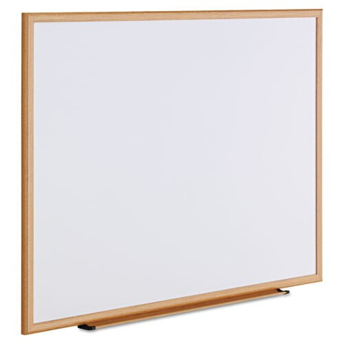Dry Erase Board, Melamine, 48 X 36, Oak Frame Dry Erase Board, Melamine, 48 X 36, Oak Frame