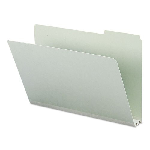Expanding Recycled Heavy Pressboard Folders, 1/3-cut Tabs, 2" Expansion, Legal Size, Gray-green, 25/box Expanding Recycled Heavy Pressboard Folders, 1/3-cut Tabs, 2" Expansion, Legal Size, Gray-green, 25/box